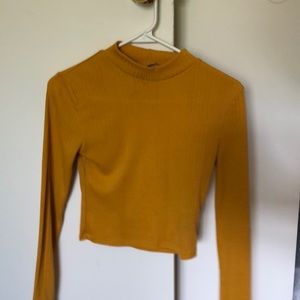 Long sleeve crop top